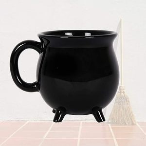 Taza <span class=keywords><strong>de</strong></span> café con <span class=keywords><strong>caldero</strong></span> negro Witch's Brew, Taza <span class=keywords><strong>de</strong></span> cerámica para beber, decoración <span class=keywords><strong>de</strong></span> Halloween, Mesa - Product Image 5