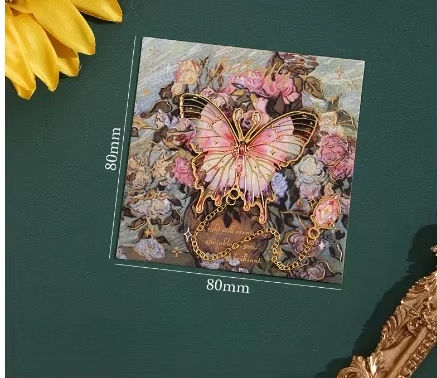 Un sueño de mariposa rosa