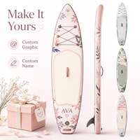 Planche de paddle gonflable personnalisée avec motif et nom sur mesure, planche de paddle tout usage