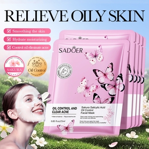 <span class=keywords><strong>Mascarilla</strong></span> Facial <span class=keywords><strong>de</strong></span> Ácido Salicílico <span class=keywords><strong>de</strong></span> Flor <span class=keywords><strong>de</strong></span> Cerezo SADOER al por Mayor OEM, <span class=keywords><strong>Mascarilla</strong></span> Hidratante <span class=keywords><strong>de</strong></span> Manzanilla - Product Image 2