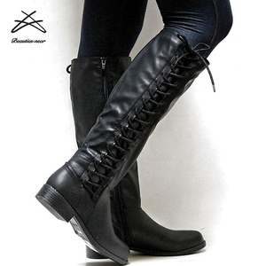 RTS stivali da donna da donna all'ingrosso in pelle pu più venduti - Product Image 4