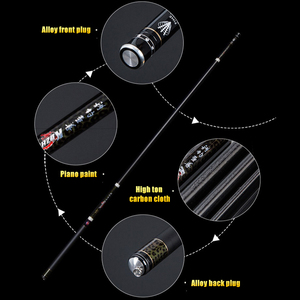 Canne à pêche télescopique ultralégère en carbone, technique taïwanaise, canne à pêche à <span class=keywords><strong>la</strong></span> carpe, matériel de pêche - Product Image 4