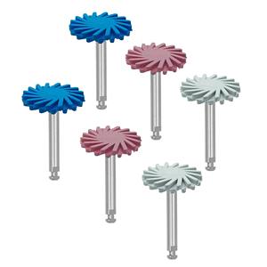 Kit de disques de polissage auto-lustrants en caoutchouc diamanté, 3 grains, RA 2,35 mm, pour résine composite, zircone, outils de laboratoire <span class=keywords><strong>dentaire</strong></span> - Product Image 3