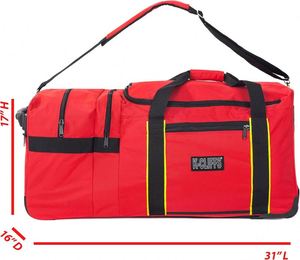 Échantillon gratuit : Sac de pompier avec bandes réfléchissantes de sécurité pour sacoche de sauvetage d'urgence, séchage rapide, imperméable - Product Image 5