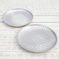 Sous-verre rond en métal écologique de 8,2 cm pour isolation thermique, protection des tables, tapis de table pour restaurants, tasses à thé/café
