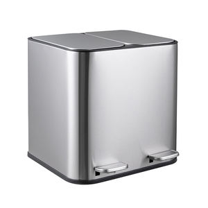 <span class=keywords><strong>Cubo</strong></span> de <span class=keywords><strong>Basura</strong></span> <span class=keywords><strong>Doble</strong></span> de Alta Calidad BX 60L para Cocina, con <span class=keywords><strong>Doble</strong></span> Compartimento Extraíble para Reciclaje - Product Image 3