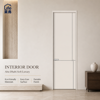 Porte intérieure écologique directement de l'usine, porte de chambre en bois moderne et durable pour projets résidentiels