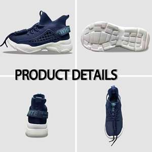 AKS Vente <span class=keywords><strong>en</strong></span> gros de chaussures d'été <span class=keywords><strong>en</strong></span> tricot personnalisées <span class=keywords><strong>en</strong></span> usine pour jeunes enfants garçons Chaussures de sport à la mode respirantes pour enfants Chaussures décontractées Baskets - Product Image 2