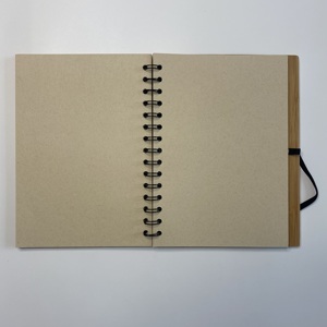 A5批发定制螺旋竹套日记本笔记本，带甘蔗纸内片UV竹<span class=keywords><strong>8</strong></span> - Product Image 6