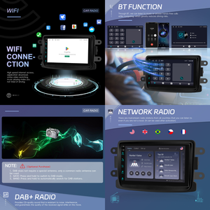 Radio de Auto Podofo Android de 7 Pulgadas, 2+64GB, Multimedia para Dacia/Sandero/Renault/Lada, CarPlay, Android Auto, GPS, WiFi - Product Image 3