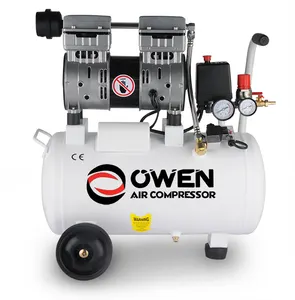 Compressore d'aria industriale ad alta pressione 8Bar 50L Oilless 50 litri all'ingrosso della fabbrica