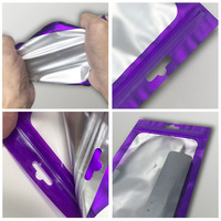 Sachets Mylar mats refermables anti-humidité 3,5 microns pour emballage, cadeaux et artisanat, faible MOQ pour petites entreprises