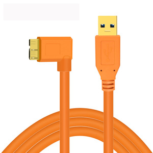 <span class=keywords><strong>Cable</strong></span> de Conexión <span class=keywords><strong>USB</strong></span> <span class=keywords><strong>3.0</strong></span> <span class=keywords><strong>Micro</strong></span>-<span class=keywords><strong>USB</strong></span> en Ángulo Izquierdo de 90 Grados, 8m, Transferencia Rápida para Computadora - Product Image 1