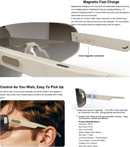 <span class=keywords><strong>2026</strong></span> नए डिजाइन आउटडोर रिम्लेस टी90 पीसी लेंस संगीत वायरलेस स्मार्ट स्पोर्ट्स साइकिलिंग ग्लास - Product Image 5