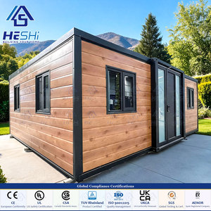 Maison Modulaire Préfabriquée Extensible et Isolée pour Entrepreneurs, Projet Clé en Main, MOQ 1 Ensemble (Conteneur 20 pieds ou 40 pieds), Maison Mobile Compacte - Product Image 1