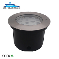 Lampu Kolam Renang Bawah Air LED 36W Stainless Steel 316, Perlengkapan Pencahayaan Tahan Air IP68 untuk Luar Ruangan
