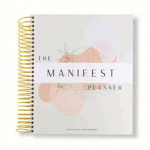 Custom Logo 2025 A5 Pink Spiral Binding Paper Weekly/Monthly Manifestation Goal Planner Notebook - Product Image 3