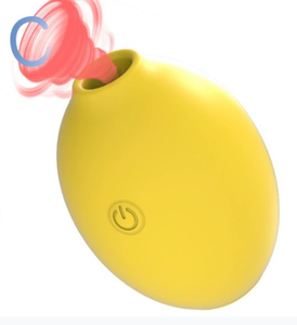 Vibrador de succión de clítoris LOVE, vibrador con forma de limón, masajeador de punto G, vibrador de succión para mujeres, de silicona con forma de limón. - Product Image 1