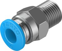 Raccord rapide droit fileté en laiton et acier inoxydable, neuf, de marque originale, QS-1/8/4/3/8/2-4/6/8/10/12-I