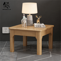 Table basse moderne en bois massif, prix abordable, personnalisable, en stock, livraison rapide, meubles de salon, taille sur mesure, directement de l'usine