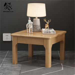 Mesa auxiliar de madera para sala de estar, estilo tronco, nuevo diseño, en stock, lista para enviar, precio económico, personalizable, suministro de fábrica. - Product Image 1