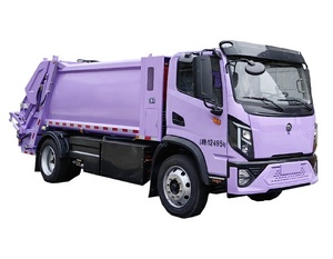 Nuevo Camión de Basura Compactador Pequeño de 2 Ejes con Doble Compartimento a Bajo Precio - Product Image 1