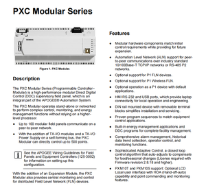 PXC100 PE96.A ตัวควบคุม DDC แบบโมดูลาร์ PXC รองรับ BACnet ตัวควบคุมแบบตั้งโปรแกรมได้ APOGEE หน่วยความจำ 80MB สำหรับระบบอัตโนมัติในอาคาร - Product Image 2