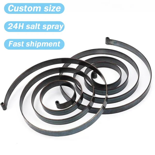 OEM Customized Heat Treatment Carbon Steel Strip Spring Constant Force Spring