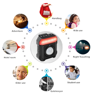 Alarme de sécurité intelligente pour voyage, capteur de lumière infrarouge, avertissement de vibration, antivol, alerte de sécurité extérieure SOS - Product Image 5