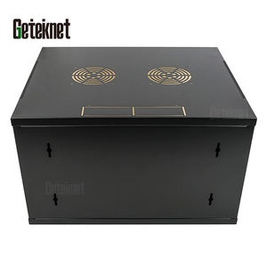 Geteknet جودة عالية SPCC OEM 6U 9U 12U 15U 20U 19 بوصة مثبتة على الحائط رفوف شبكة صغيرة صغيرة - Product Image 4