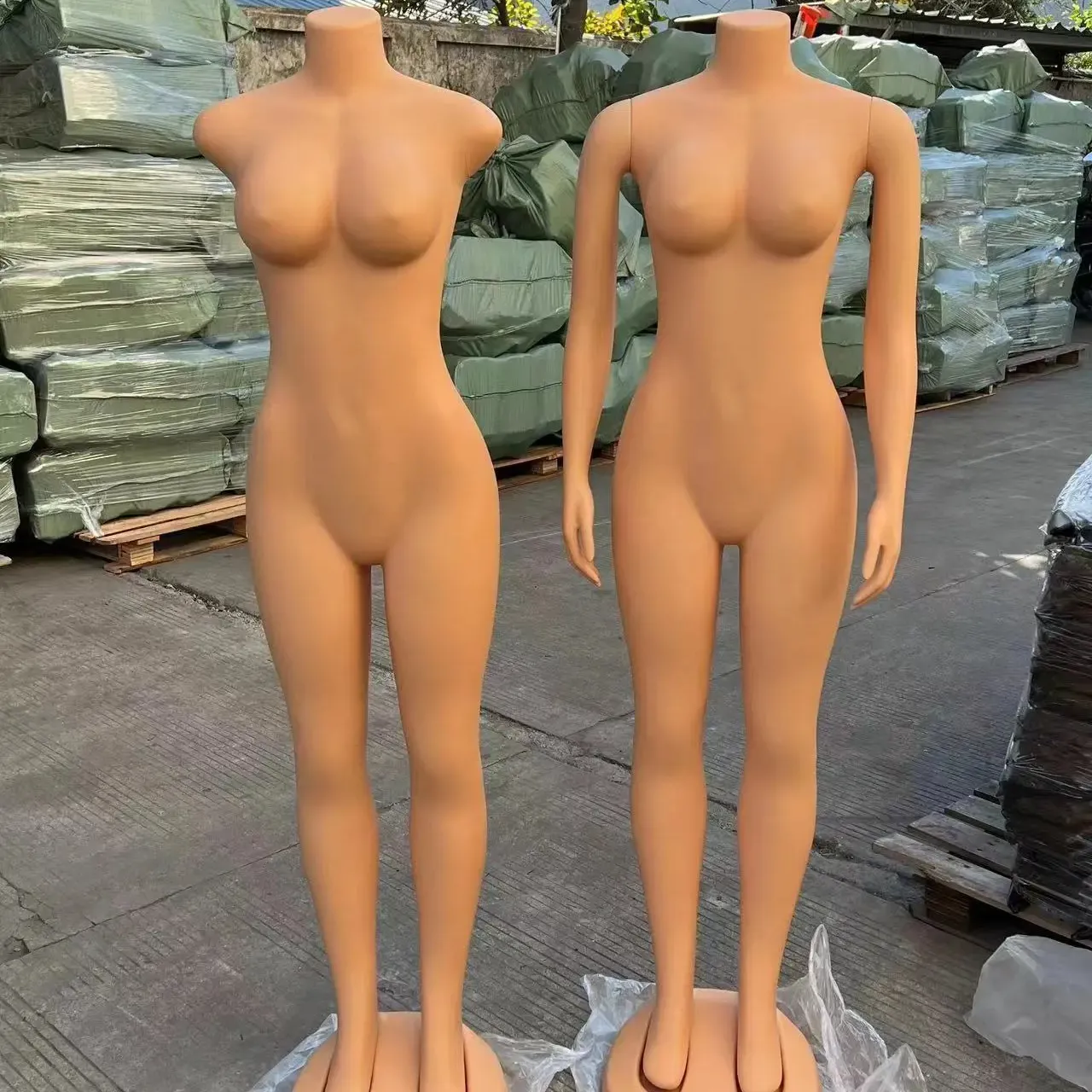 BBL מפותל בגודל מלא ברזילאי חזה גדול בובת תחת סקסית ילדה חליפת ים תחתוני ביקיני נשים בגדי חוף בובת מראה ללא ראש