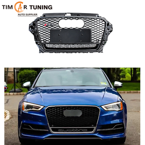 Grille de <span class=keywords><strong>calandre</strong></span> RS3 de style Q pour <span class=keywords><strong>A3</strong></span>/S3 <span class=keywords><strong>8V</strong></span> (2014-2016) berline/hayon OEM noir brillant/Chrome <span class=keywords><strong>calandre</strong></span> pour <span class=keywords><strong>A3</strong></span> S3 <span class=keywords><strong>8V</strong></span> pré-lifting - Product Image 1