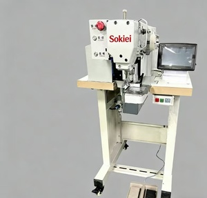 Nouvelle machine à coudre industrielle automatique informatisée à plat, à point de cheville, à une aiguille, pour composants de ceintures en cuir - Product Image 3