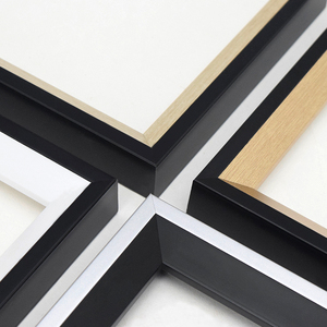 Hình ảnh khung đúc mộc mạc màu gỗ Polystyrene tùy chỉnh nhựa bán buôn 2001 Series mới sang trọng biểu tượng tùy chỉnh CN; gua - Product Image 2