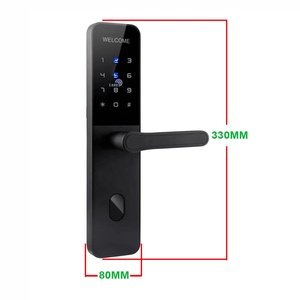 Hợp kim kẽm tuya saas ZigBee an ninh điện tử khách sạn khóa app điều khiển từ xa có thể thay đổi mã kỹ thuật số thông minh Thẻ khách sạn khóa cửa - Product Image 3