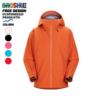 Veste universitaire décontractée pour homme OEM, en tissu doux et imperméable, avec fermeture éclair et capuche, idéale pour les activités de plein air en automne