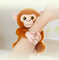 Jouet en peluche singe personnalisé, petit, super doux