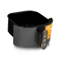 RAF R.5325B Heteluchtfriteuse 1500W 5.0L 360° °   Luchtcirculatie-olie verminderd met 80% Multi-purpose friteuse voor thuisgebruik