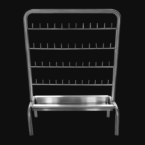 High Quality Floor-Standing Stainless Steel Mop <strong>Sink</strong> with Movable Shelves for Hotel &amp; Restaurant <strong>Bathroom</strong> <strong>Sink</strong> <strong>Storage</strong> - Product Image 5
