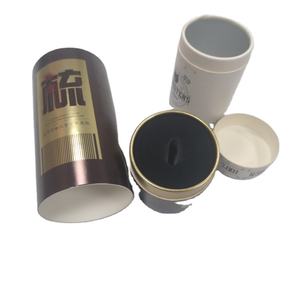 <span class=keywords><strong>Tube</strong></span> de papier rond imprimé sur mesure, emballage durable de tubes d'expédition d'affiches d'expédition kraft à noyau de papier - Product Image 3