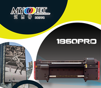Myjet 1860 PRO Ультрафиолетовый Гибридный принтер многофункциональный широкоформатный принтер для печати для малого бизнеса