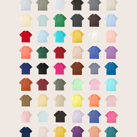 T-shirt unisexe en coton 210 GSM, plusieurs couleurs, personnalisable avec logo, coupe oversize, impression DTG, streetwear, manches courtes pour homme