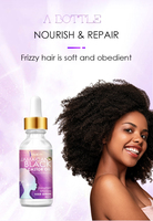 Arganrro Set Produk Perawatan Rambut Alami Afrika, Penguat Minyak Kastor Hitam Jamaika Label Pribadi