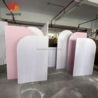 Arche de fond en PVC en forme de voilier, en acrylique coloré, directement de l'usine, pour la décoration de fête, de baby shower, de mariage