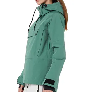 Veste de SKI respirante et coupe-vent pour femmes, lumière du vent, en coton, avec couleur et Logo personnalisés