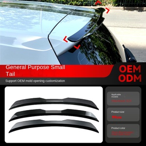 Spoiler Posteriore Universale in ABS Nero Opaco per Volkswagen, Audi, Mercedes-Benz, BMW, per Modelli Hatchback e SUV - Product Image 4