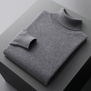 SW037 Otoño Invierno colección nuevo Color sólido <span class=keywords><strong>cuello</strong></span> <span class=keywords><strong>alto</strong></span> montaña 100% suéter de lana hombres jóvenes estilo Casual de talla grande <span class=keywords><strong>cuello</strong></span> <span class=keywords><strong>alto</strong></span> - Product Image 6