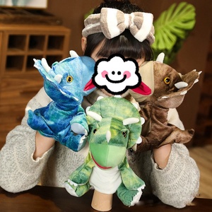 Hand <b>Puppet</b> Triceratops Tyrannosaurus Rex Pterosaur Dinosaur Plush Toy Early Education Ventriloquism Finger Doll - Product Image 3