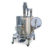 Mezcladora de Cocina a Gas de Fácil Operación con Motor de Agitación, Inclinación Manual, Olla de Acero Inoxidable de 40-360L