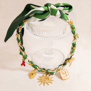 Collier haut de gamme en acier inoxydable avec pendentif, accessoire tendance au style frais et délicat, idéal pour les cadeaux - Product Image 2